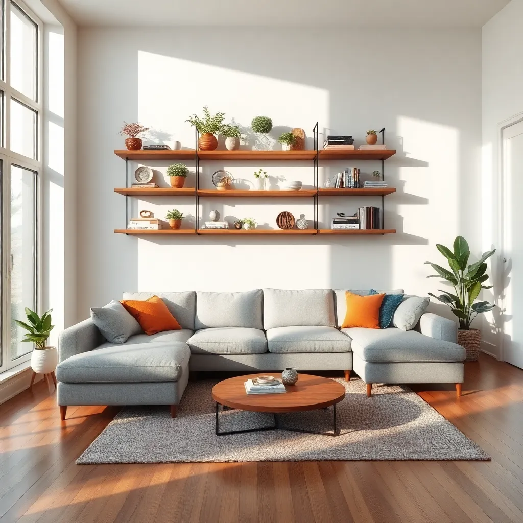 Innovative Floating Shelf Arrangements