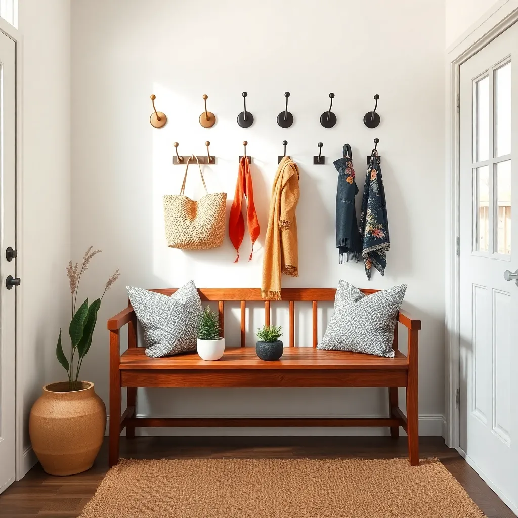 Organize with Stylish Wall Hooks