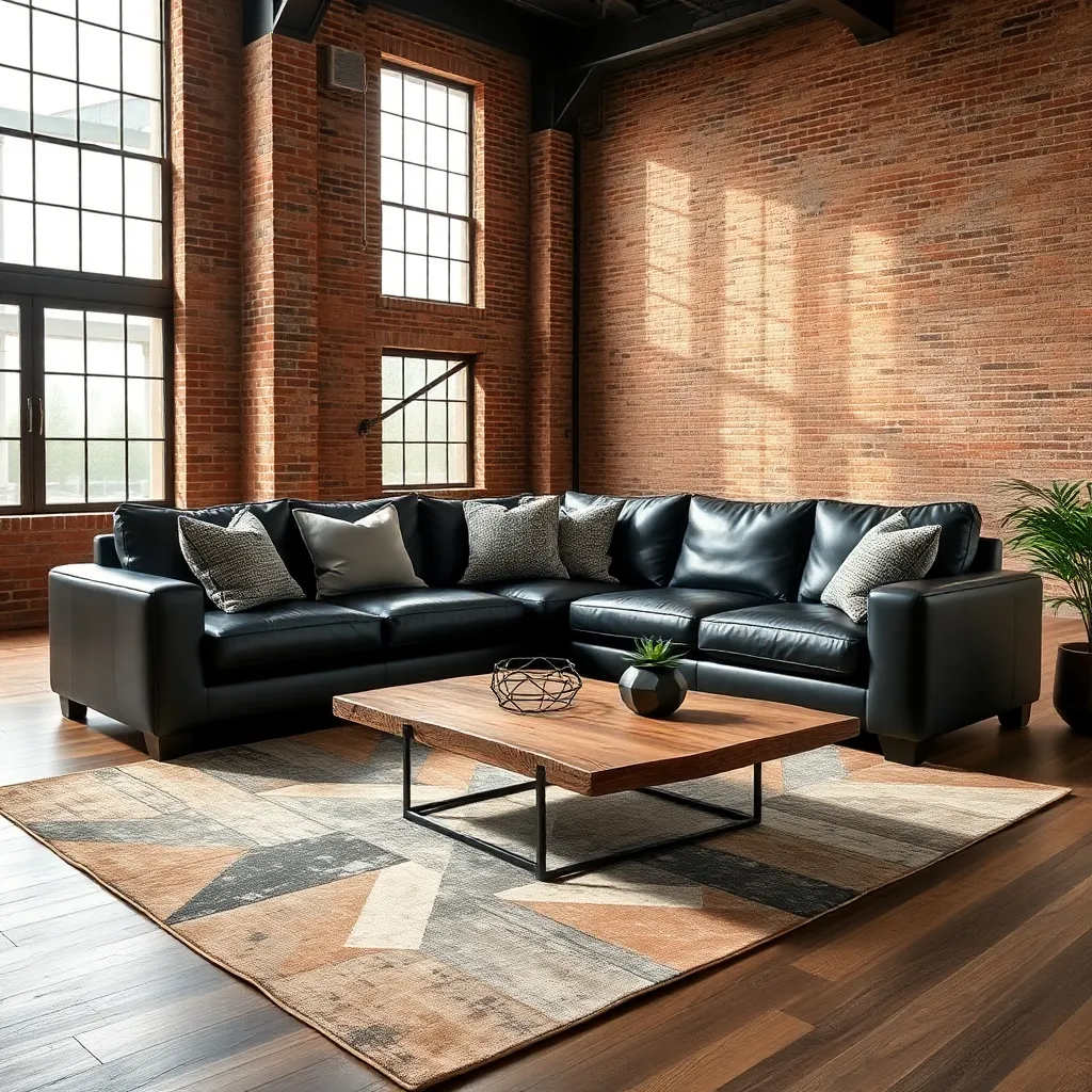 Defining Industrial Rug Aesthetics