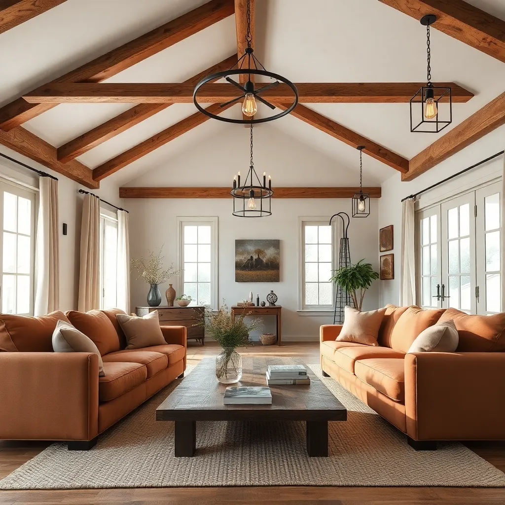 Enhancing Ambiance with Wooden Beams