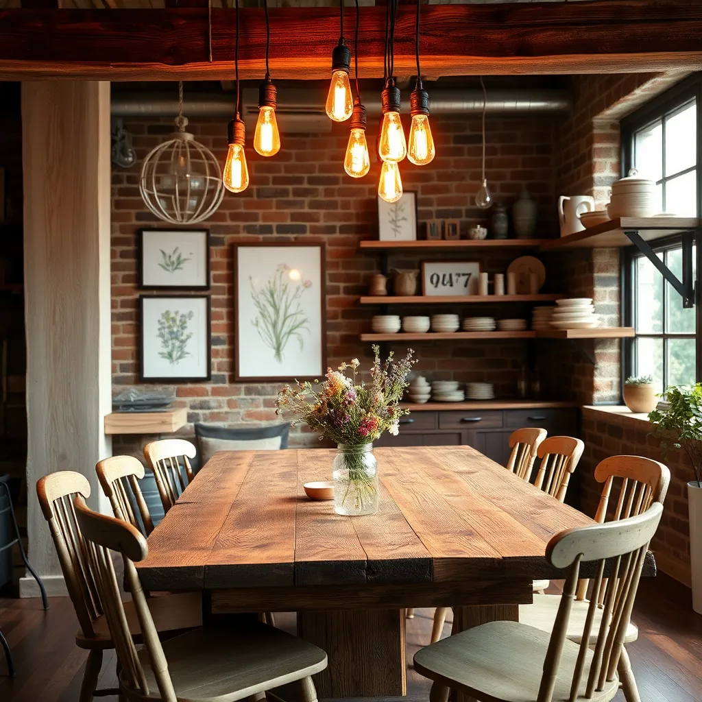 Incorporating Vintage Edison Bulbs