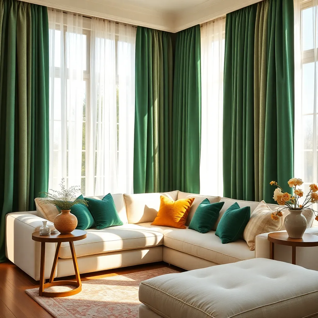 Layer Curtains for Depth